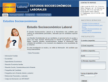 Tablet Screenshot of estudiossocioeconomicos.org